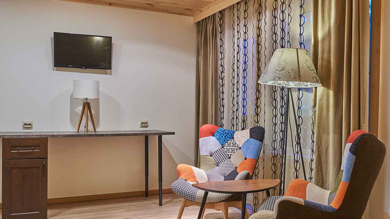 Шале с 3 спальнями с видом на лес