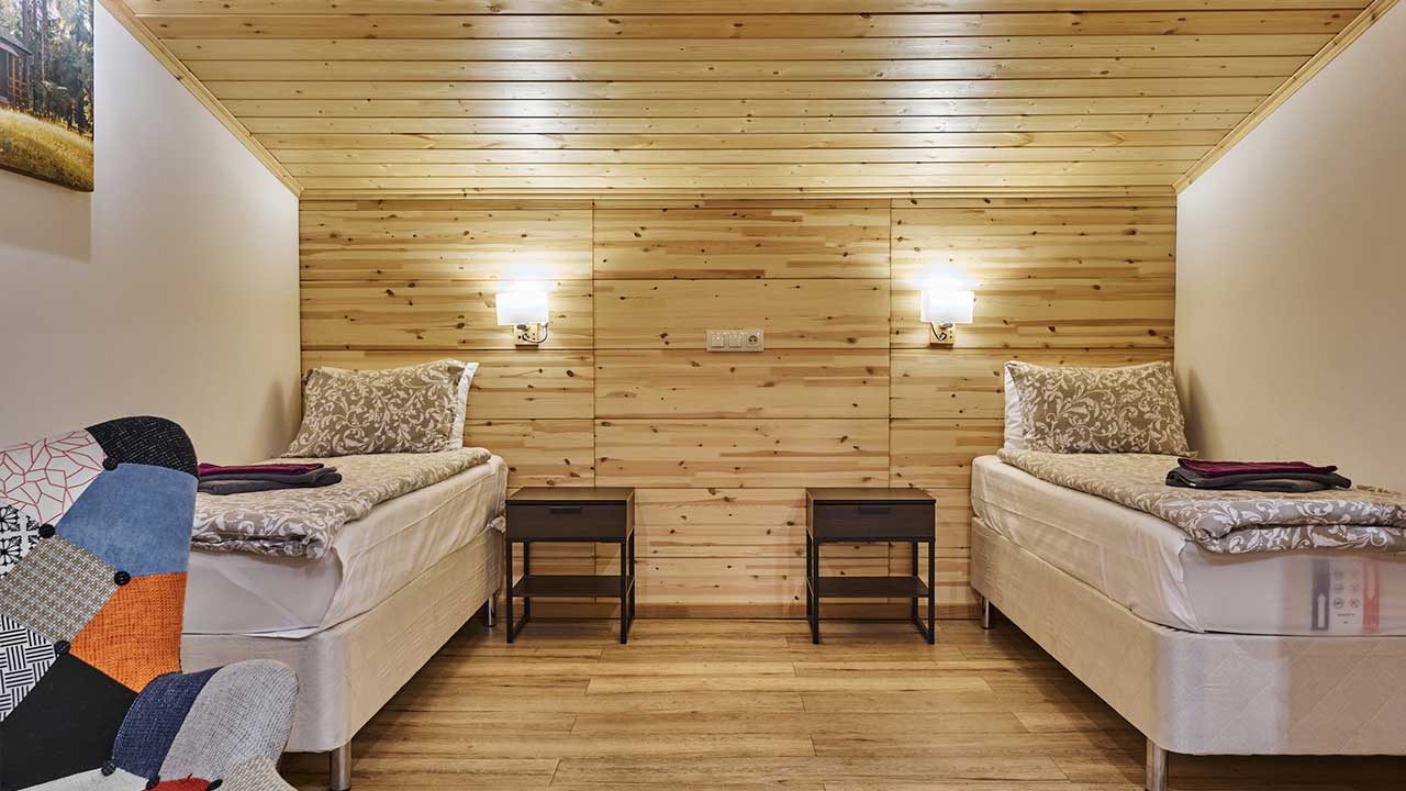 Шале с 3 спальнями с видом на лес