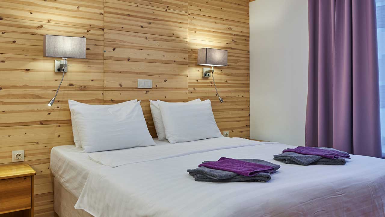 Шале с 2 спальнями с видом на лес