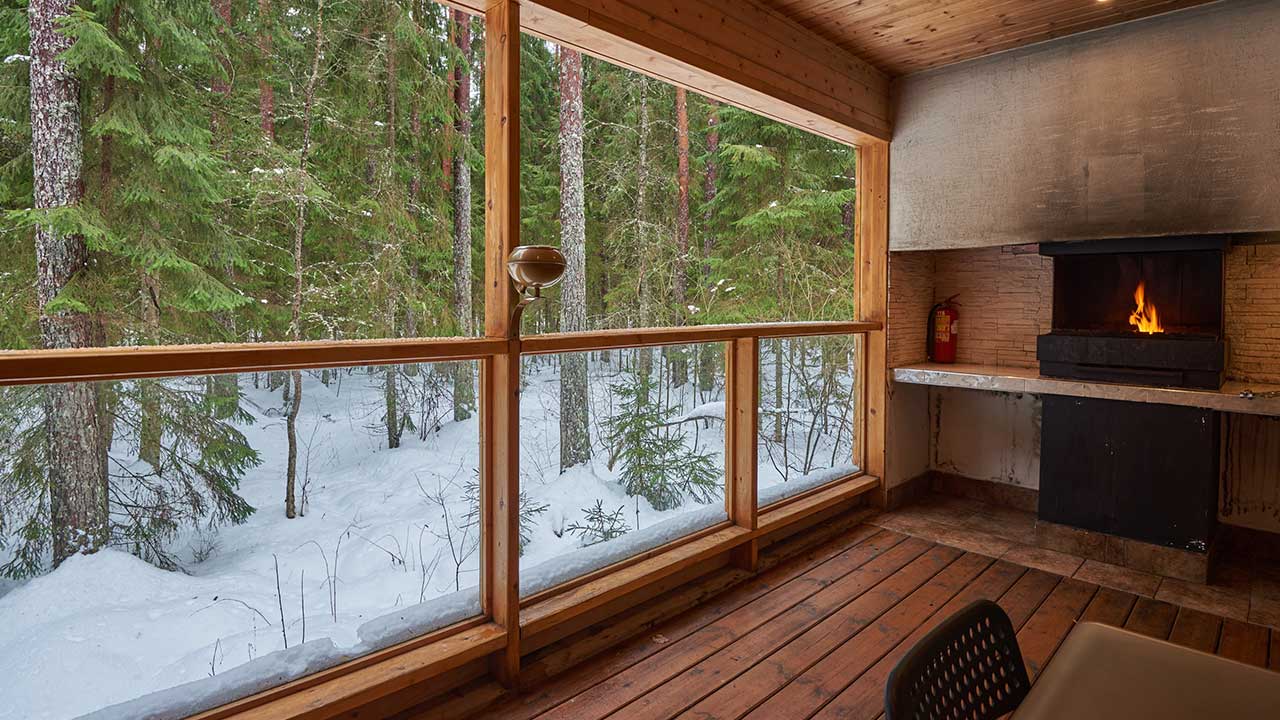 Вилла с 1 спальней с видом на лес