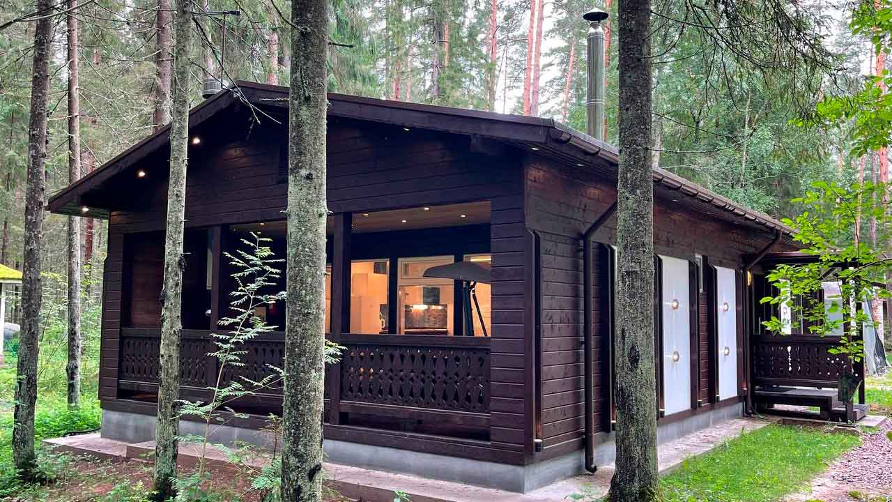 Шале с 1 спальней с видом на лес